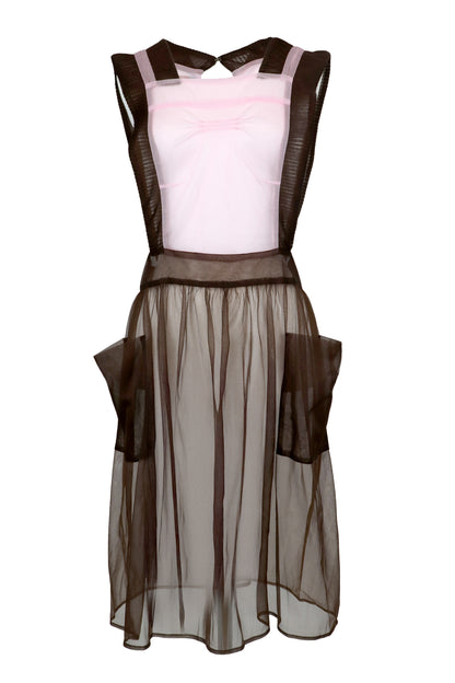 [SS26 Order] Sugar Sugar Apron / Pink-Brown / JFSS26APRON01