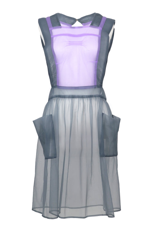 【SS26受注】Sugar Sugar Apron / Purple-Gray / JFSS26APRON01