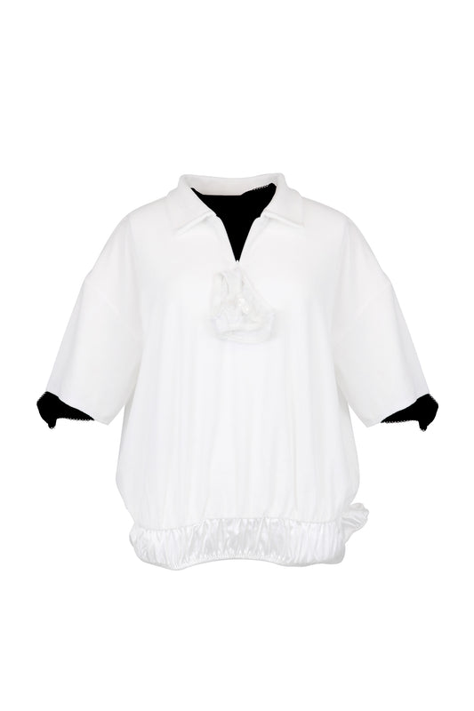 【SS26受注】Gym Uniform Tops With Panty / White / JFSS26B031