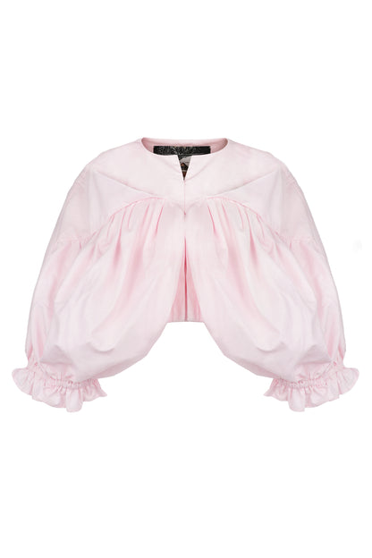 【SS27受注】High 5 Puff Blouse / Pink / JFSS27B021