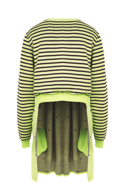 【SS27受注】Apron Knit / Lime / JFSS27K01