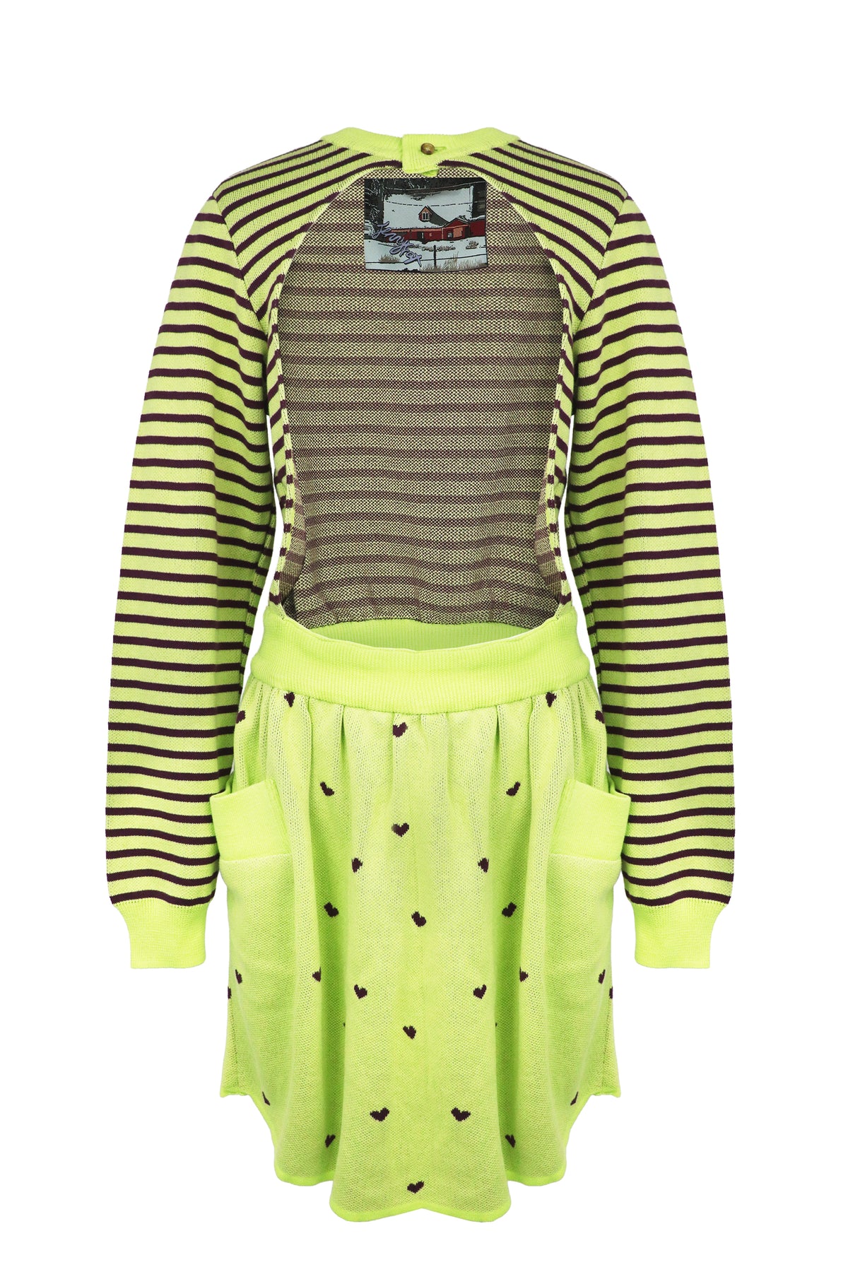 【SS27受注】Apron Knit / Lime / JFSS27K01