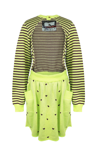 【SS27受注】Apron Knit / Lime / JFSS27K01