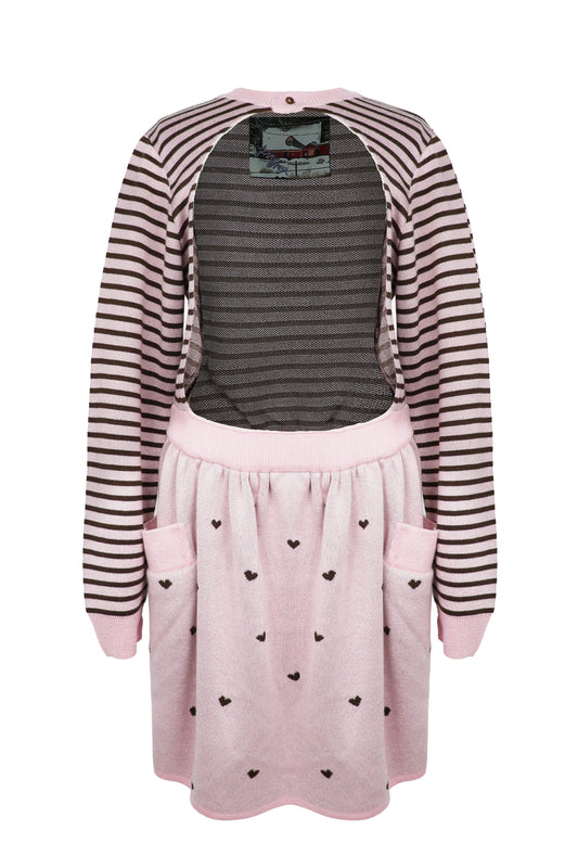 【SS27受注】Apron Knit / Pink / JFSS27K01