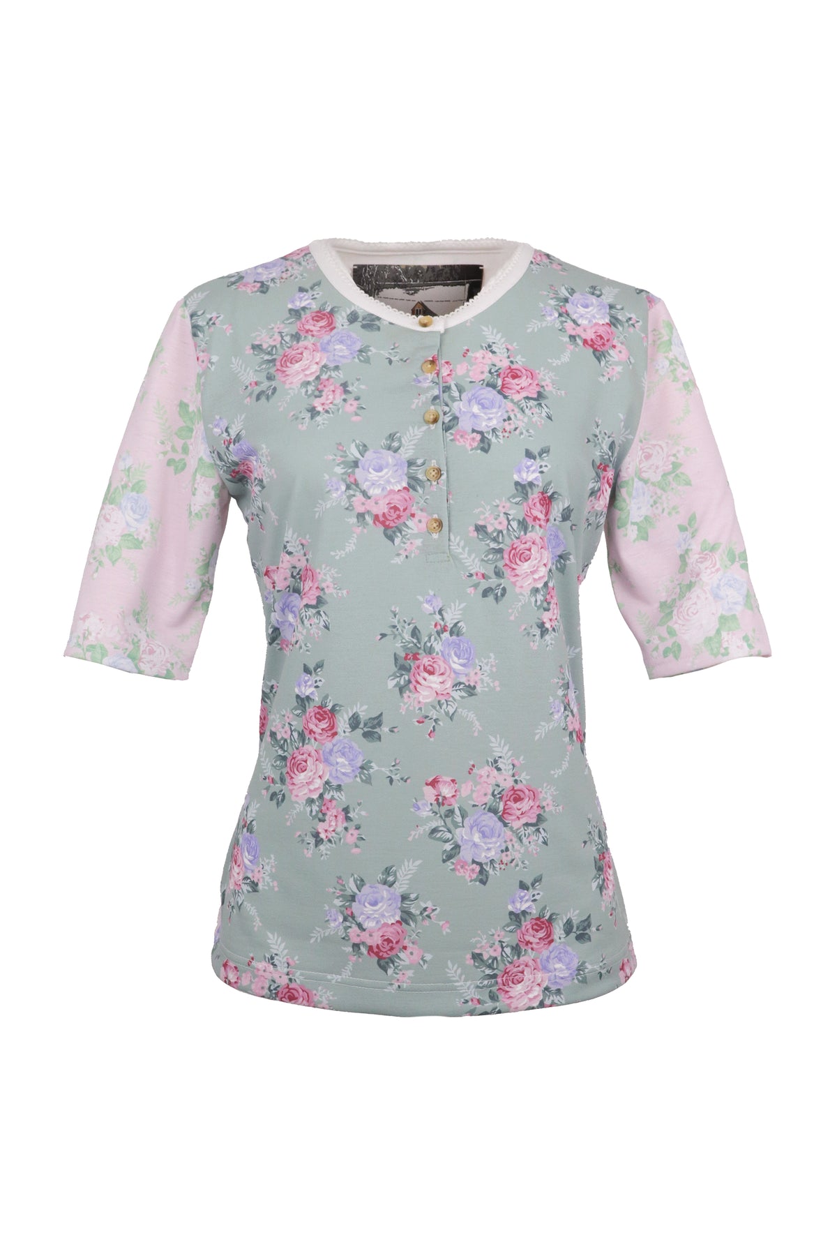【SS27受注】Flower Girl T Shirt / Green Tea / JFSS27T01