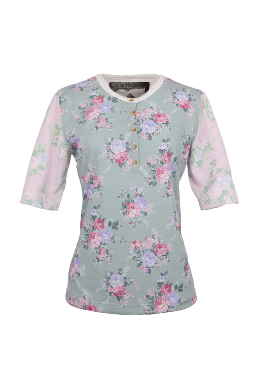 【SS27受注】Flower Girl T Shirt / Green Tea / JFSS27T01