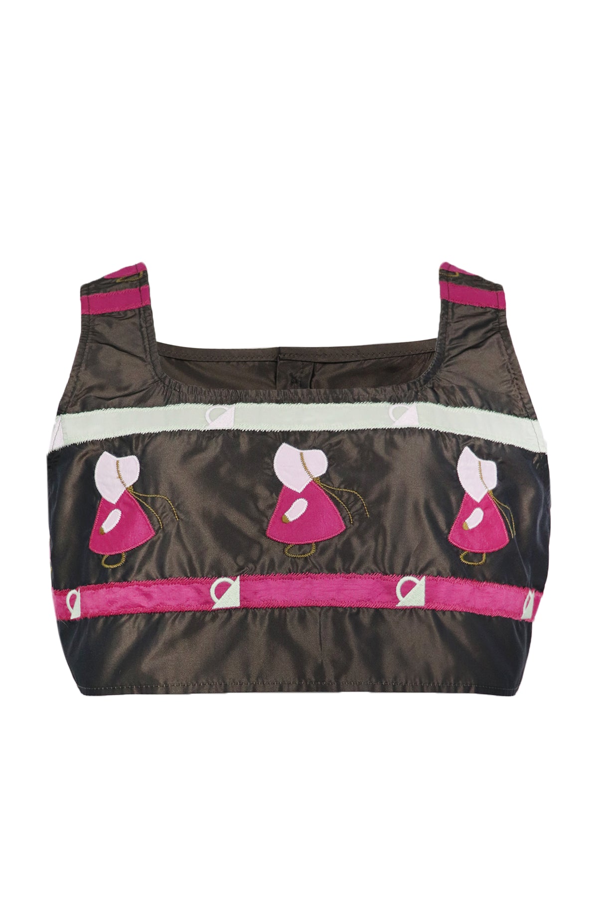 【SS27受注】Little Girl Top / Brown / JFSS27B04