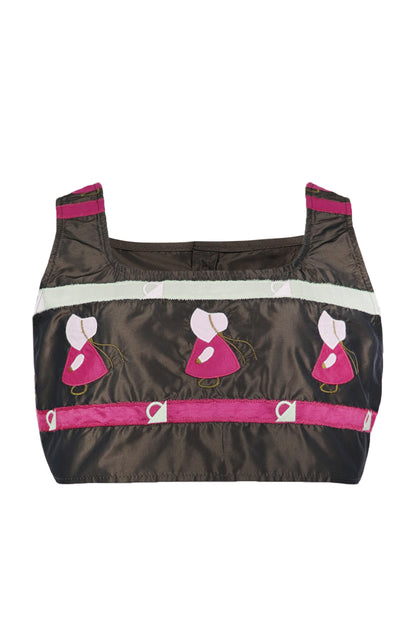 【SS27受注】Little Girl Top / Brown / JFSS27B04