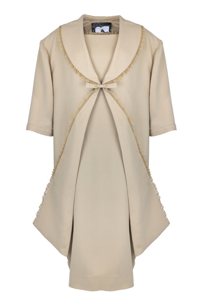 【SS27 Order】Wind Dress / Beige / JFSS27D03
