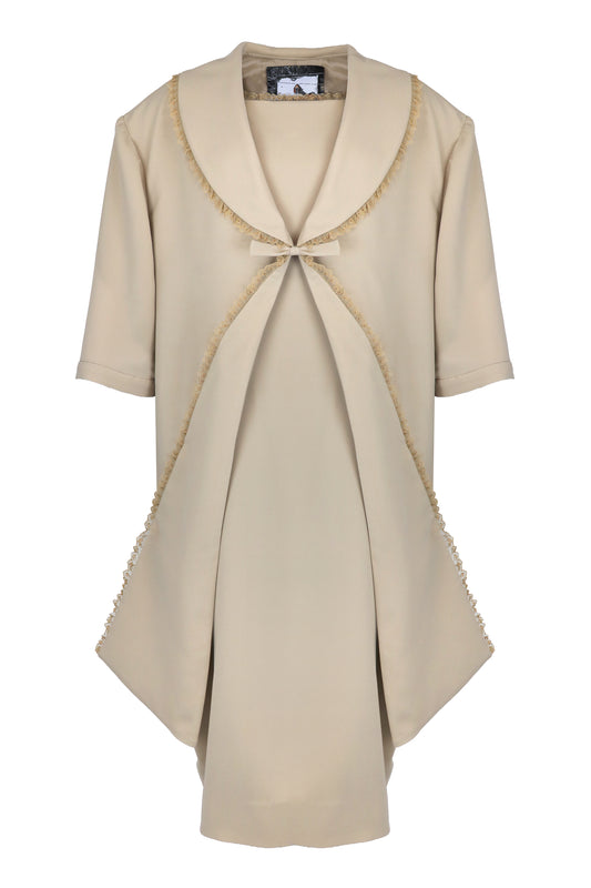 【SS27受注】Wind Dress / Beige / JFSS27D03