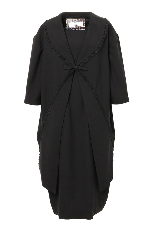 【SS27受注】Wind Dress / Black / JFSS27D03