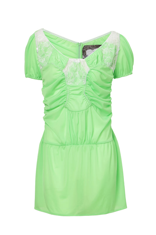 【SS27受注】Nickers Dress / Neon Green / JFSS27D04