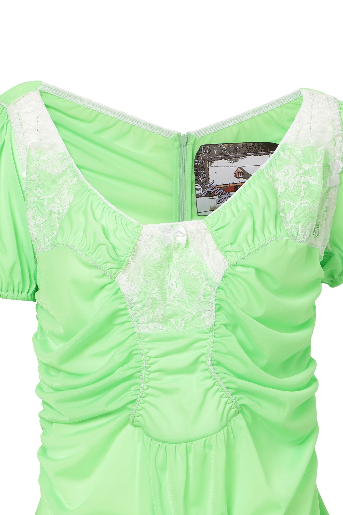 【SS27受注】Nickers Dress / Neon Green / JFSS27D04
