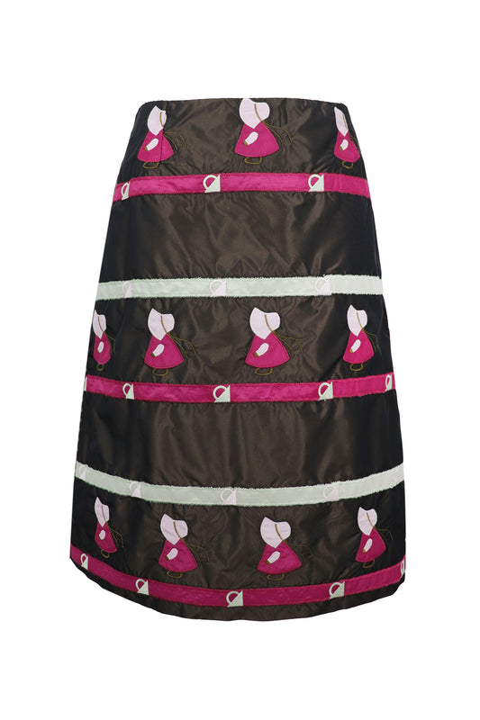 【SS27受注】Little Girl Skirt / Brown / JFSS27S02
