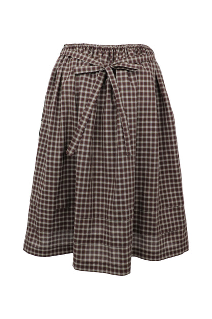 【SS27受注】Little Girl Skirt / Brown / JFSS27S02
