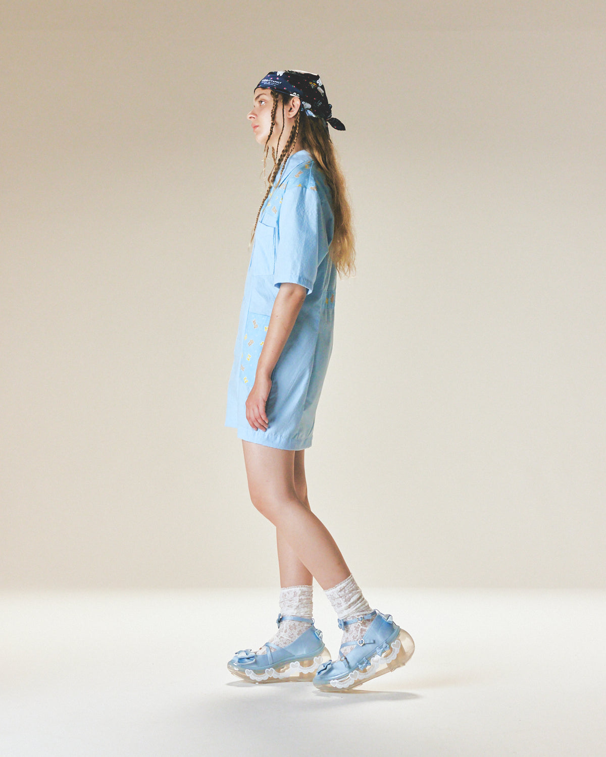 【25SS受注】Tea Party Moon Ⅱ / Baby Blue / Angelic Pretty × JennyFax / JFSS25SH011