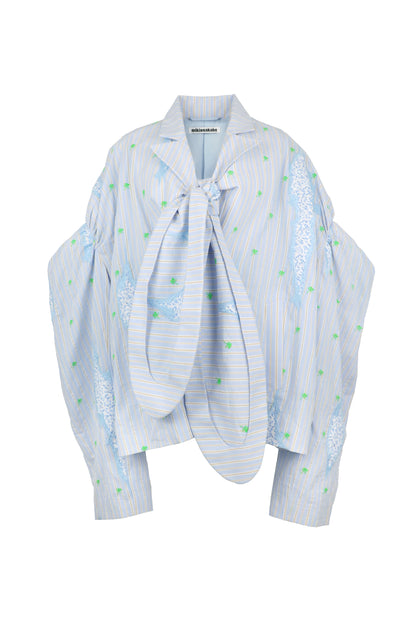 【SS27受注】Rabbit Collar Jacket / Blue / MSS27JK012