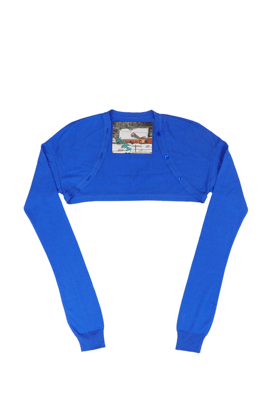 【SS26受注】Pam's Cardigan / Blue / JFSS26K01