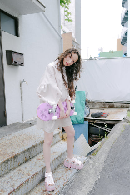 "Jewelry" Bubble Sandal / L.Pink