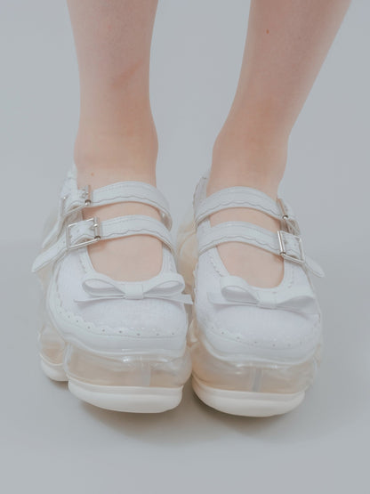 New "Jewelry" Mary Jane Sugar / White