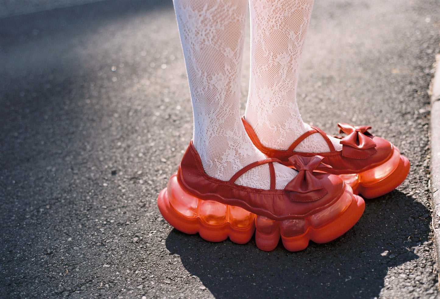 "Jewelry" Ark Ballet Shoes / Red