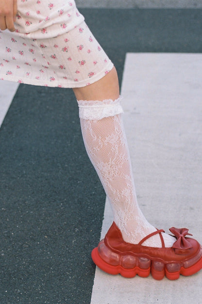 "Jewelry" Ark Ballet Shoes / Red