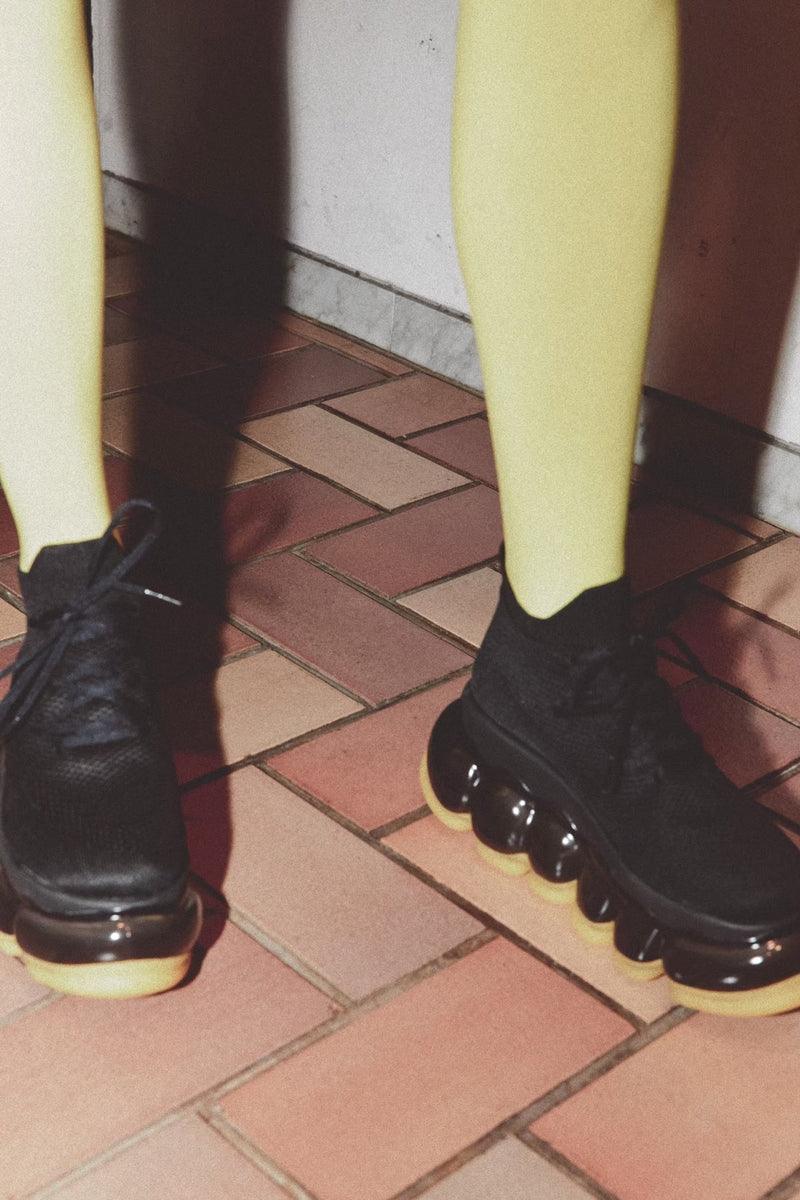 【Gifting】New "Jewelry" High Shoes / Yellow Black