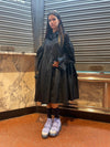 Frill Collar Embroidery OP / Black