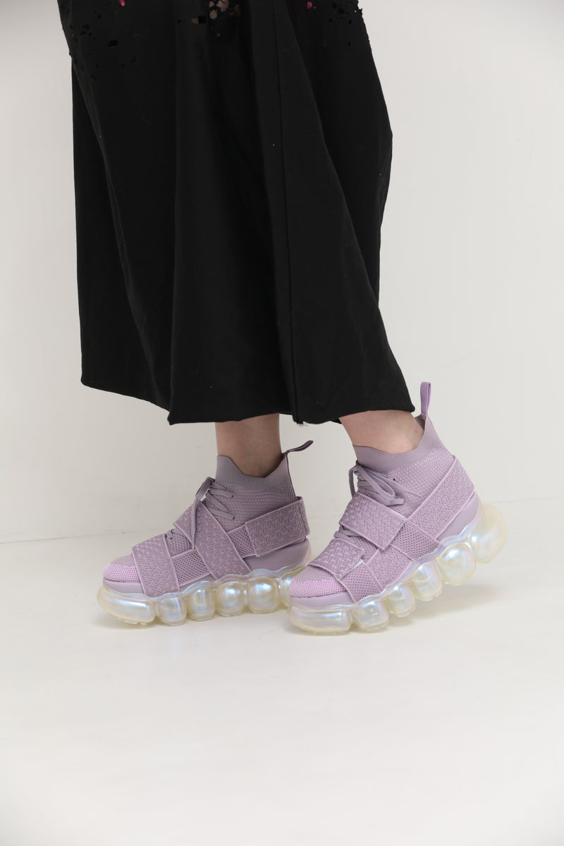 “Jewelry” High Shoes Beltcross / Aurora Lilac