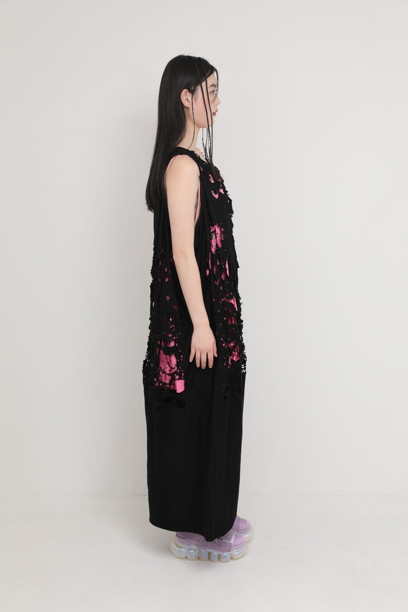Shooting Stars Tank Top / Black