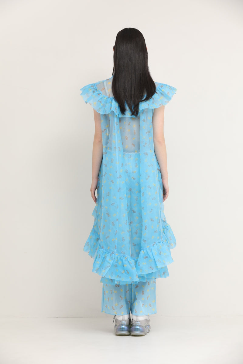Organdy Fling Dress / Blue