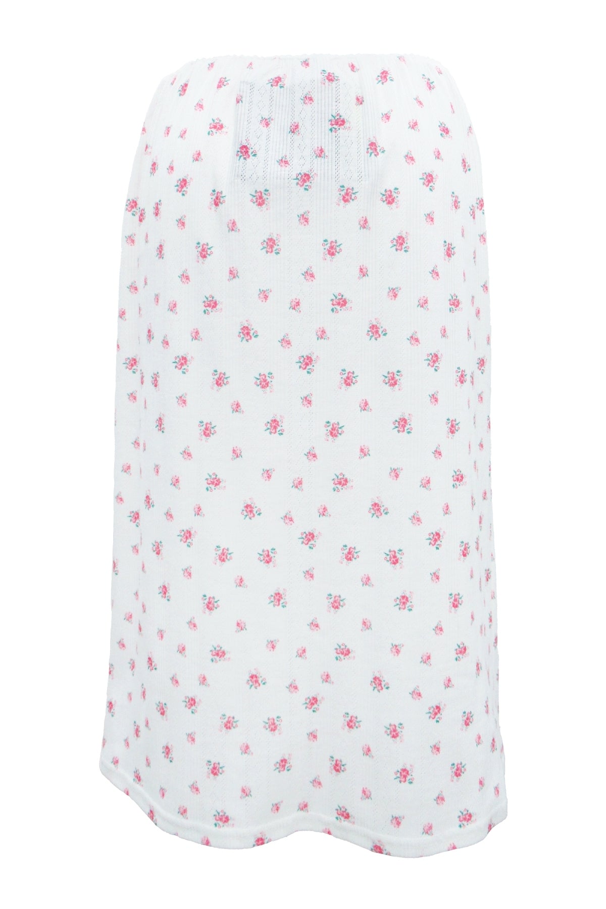 Peach Heart Long Skirt / Hot Pink