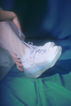 【Gifting】Hana Embroidery Shoes / Aurora Blue