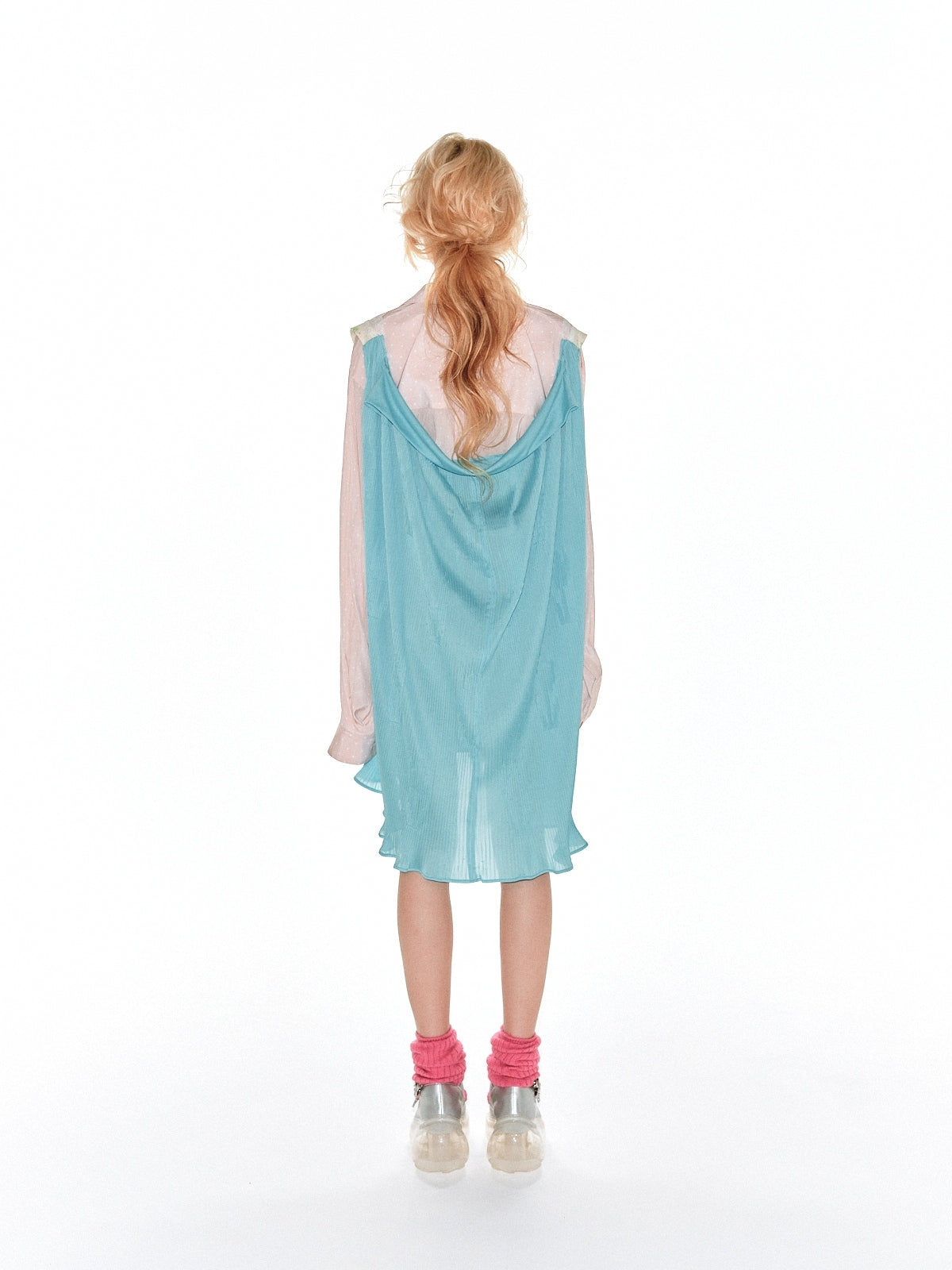 Picnic Dress / Blue Combi