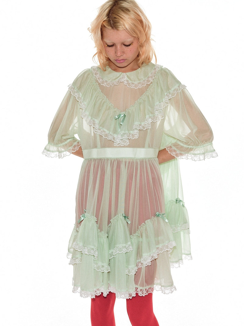 Oversized Lolita Lace / Mint Green｜MIKIOSAKABE&JennyFax公式ストア 