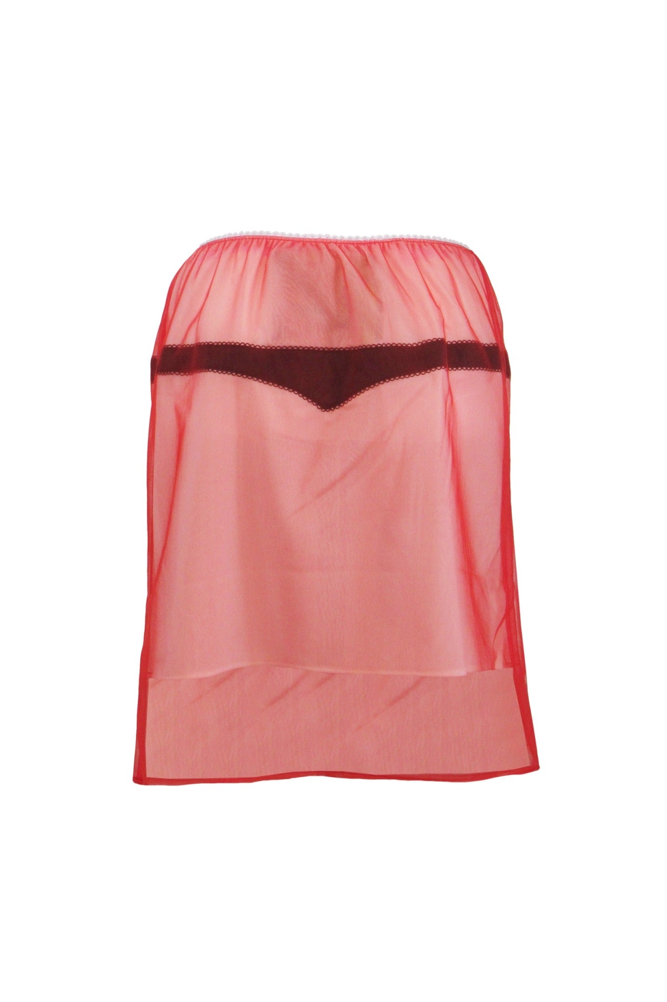 Panty Sheer Skirt / Red