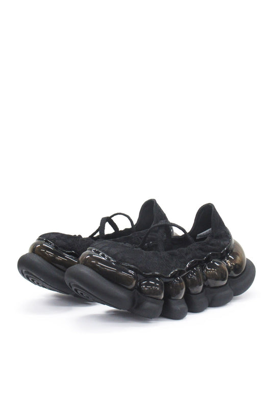 "Jewelry" Ark Lace Ballet Shoes / Black