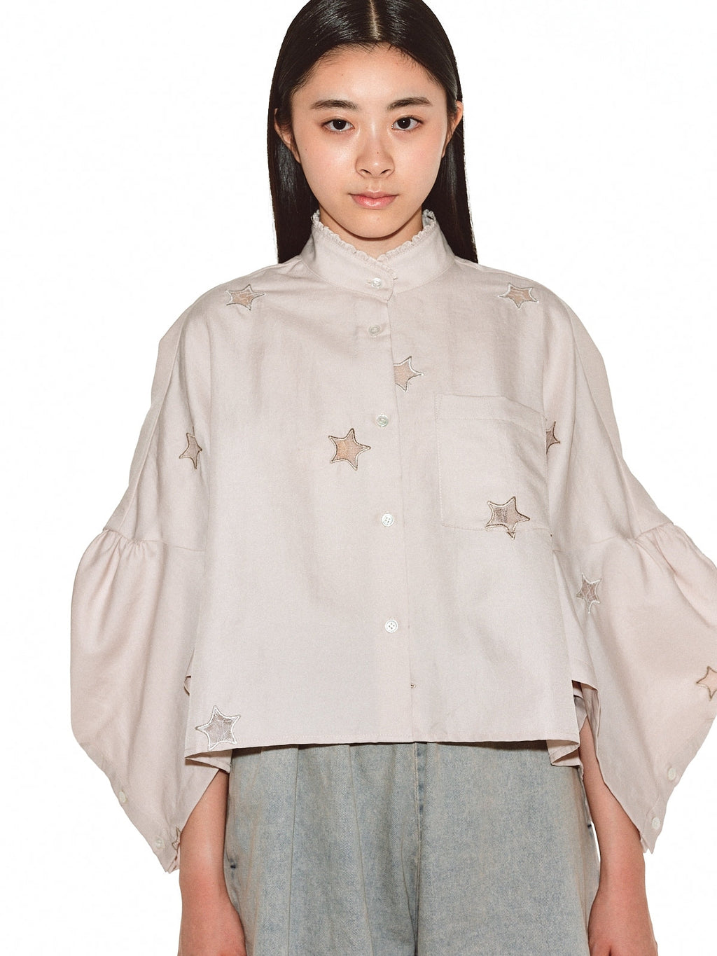 Mini Garden Shirt Star / Beige