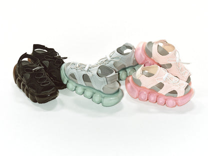 "Jewelry" Bubble Sandal / Gray