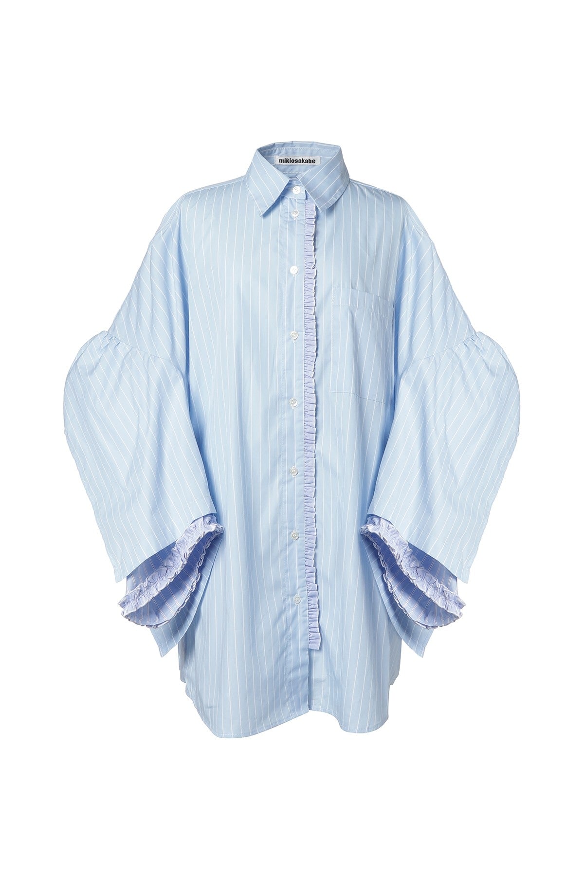 Garden Shirt Stripe / Blue ｜MIKIOSAKABE&JennyFax公式ストア 