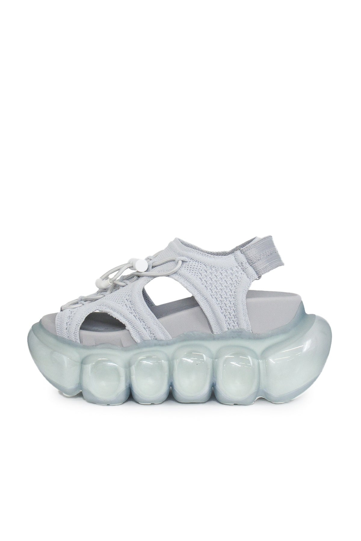 "Jewelry" Bubble Sandal / Gray