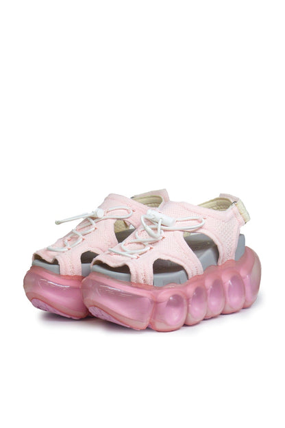 "Jewelry" Bubble Sandal / L.Pink