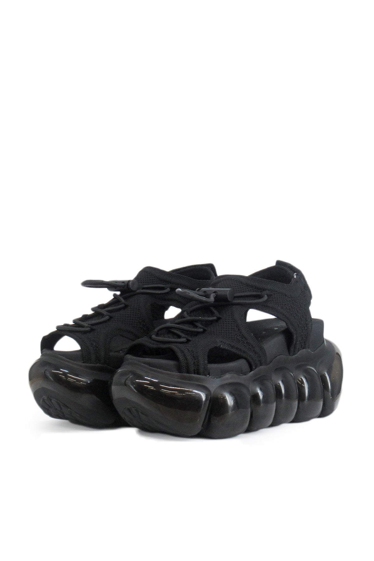 "Jewelry" Bubble Sandal / Black