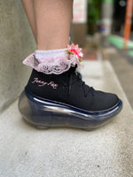 【Gifting】Logo Embroidery Shoes / Black BlackPink