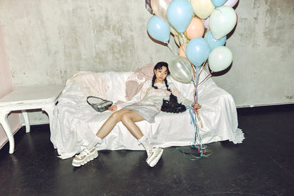 New Jewelry Mary Jane Sugar / White Glitter