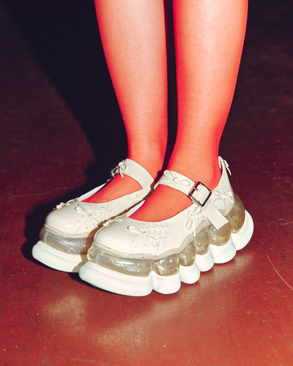 Jewelry Ark Tiny Ribbon Mary Jane / Beige