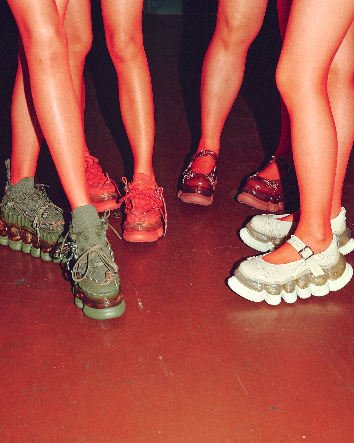 Jewelry Ark Tiny Ribbon Mary Jane / Red