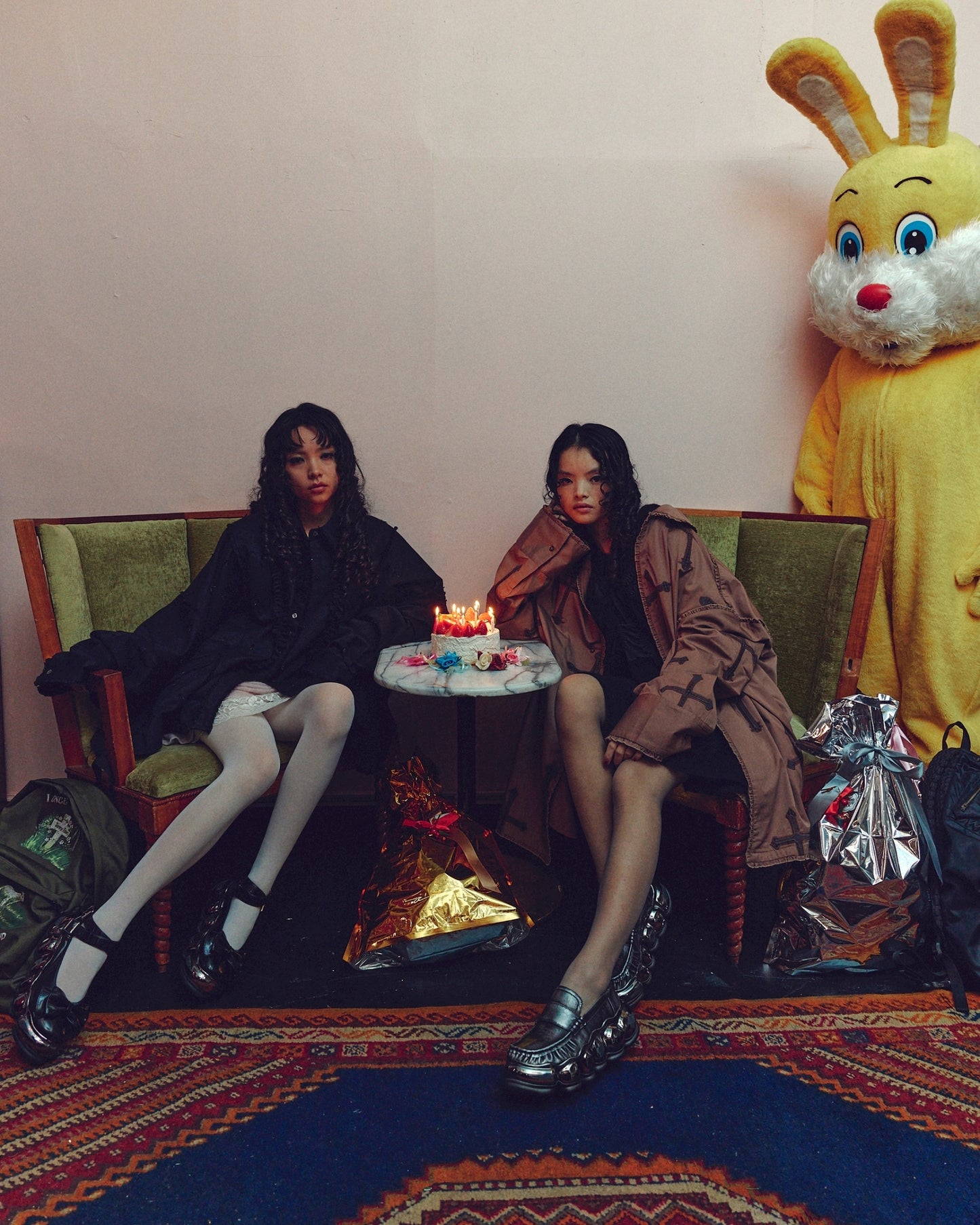 New Jewelry Chrome Mary Jane / Black