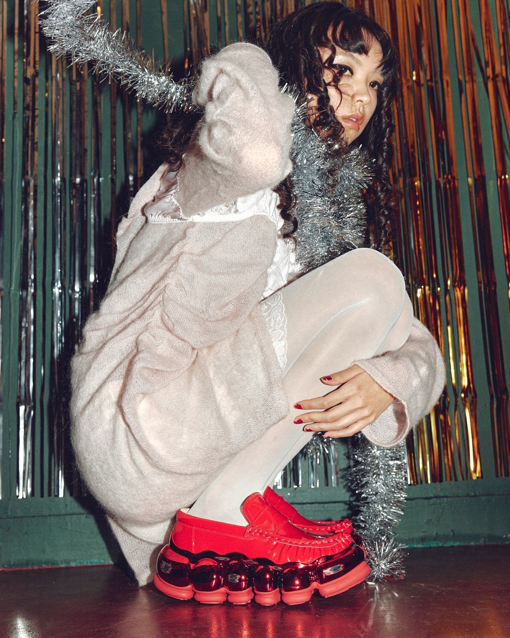 New Jewelry Chrome Loafer / Red｜MIKIOSAKABE&JennyFax公式ストア