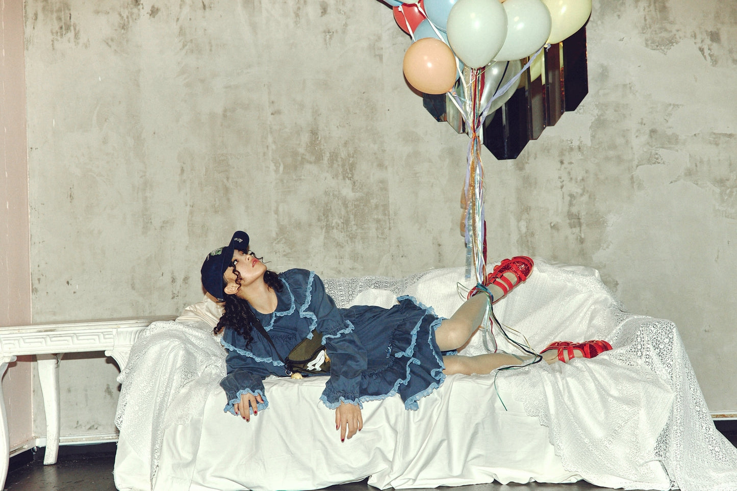 New Jewelry Mary Jane Sugar / Red Glitter